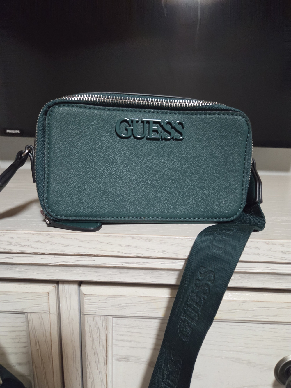 GUESS Womens Forest Green Purse